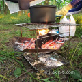 접이식 휴대용 숯불 바베큐 티타늄 그릴 Fire Pit